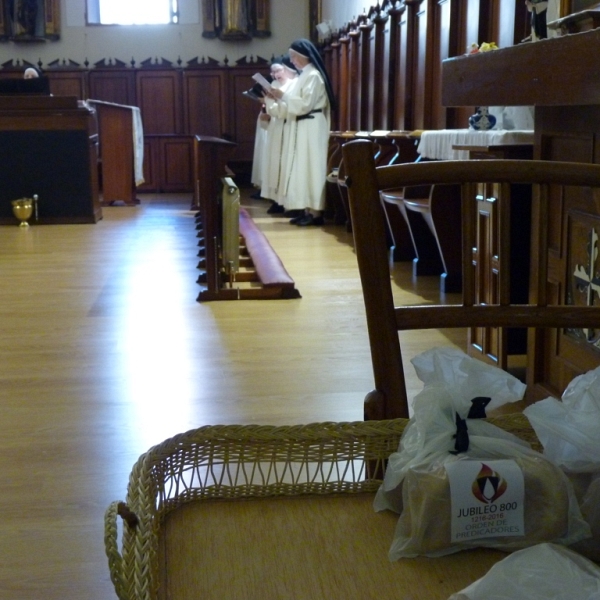 Celebración de Santo Domingo en el convento de las Dominicas Dueñas