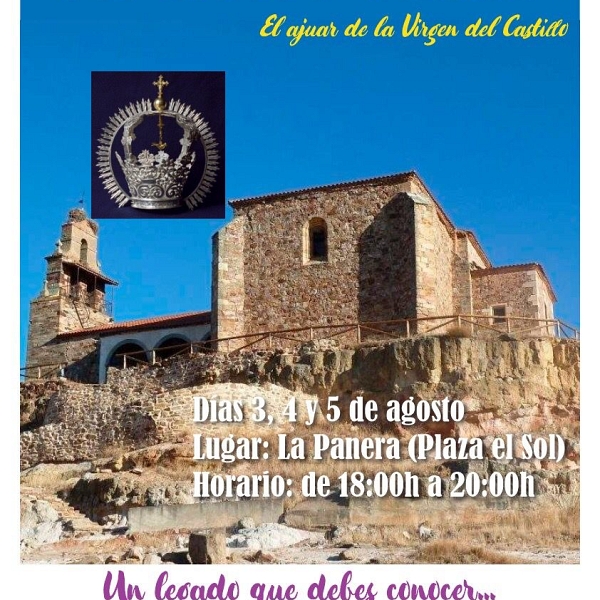Montamarta expone el ajuar de la virgen del Castillo