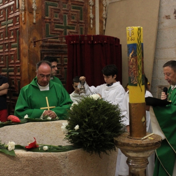 Toma de posesión de los nuevos sacerdotes en S. Ildefonso