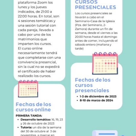 Cursillos prematrimoniales 2023-24