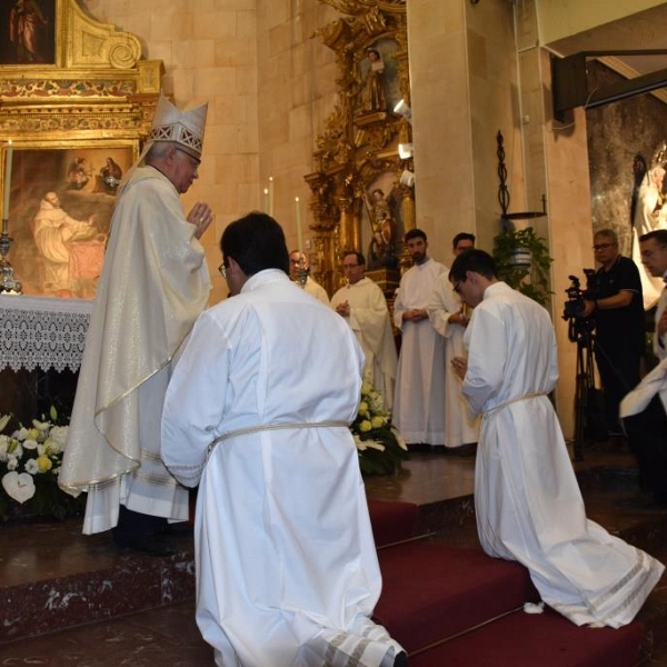 Ordenación de diácono de Juan José Carbajo y Millán Núñez