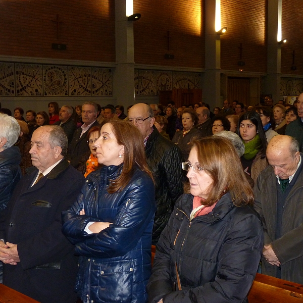 Imposición de la ceniza en Cristo Rey