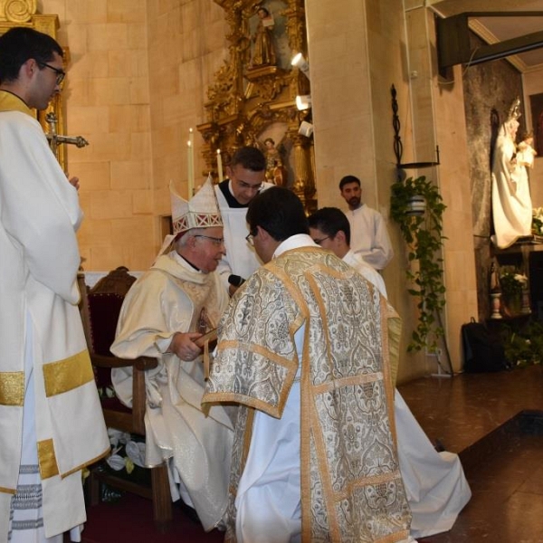 Ordenación de diácono de Juan José Carbajo y Millán Núñez