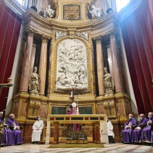 Miércoles de ceniza en la catedral