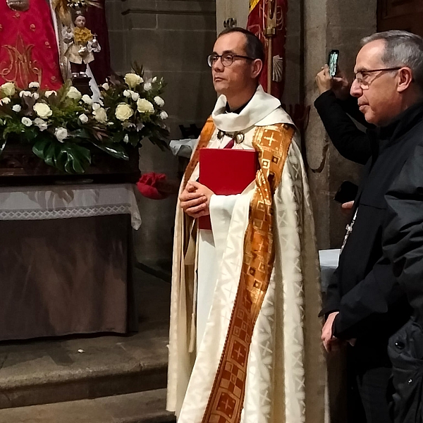 Medio millar de zamoranos en Santiago acompañando a la Virgen de la Concha