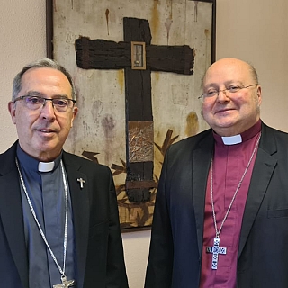 Monseñor Valera recibe al obispo de la Iglesia Española Reformada Episcopal