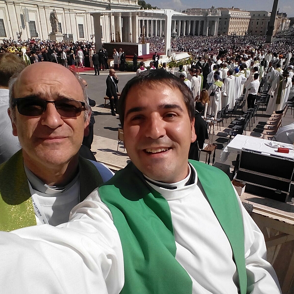 Catequistas de la región en Roma