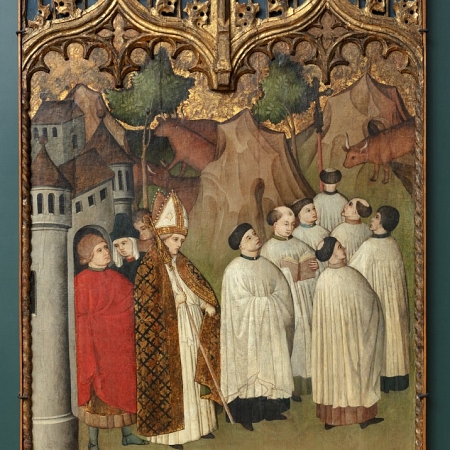 ZamorArte halla una pintura gótica de Villalpando en  Estados Unidos