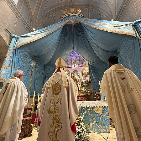 El obispo de Zamora preside la celebración de la Virgen del Tránsito