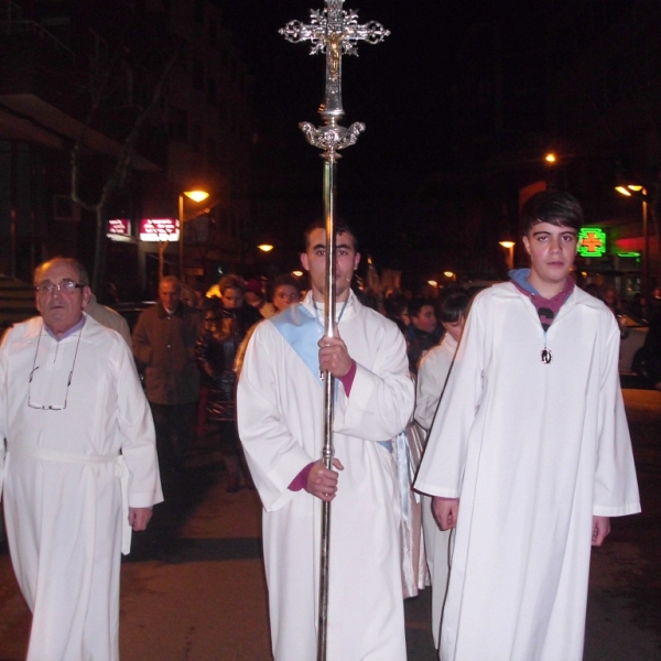 Procesión de la Virgen de Lourdes