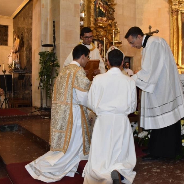 Ordenación de diácono de Juan José Carbajo y Millán Núñez