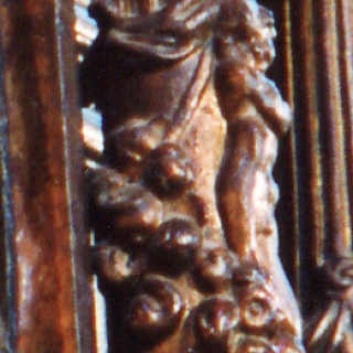 Columnas de madera de Almeida de Sayago