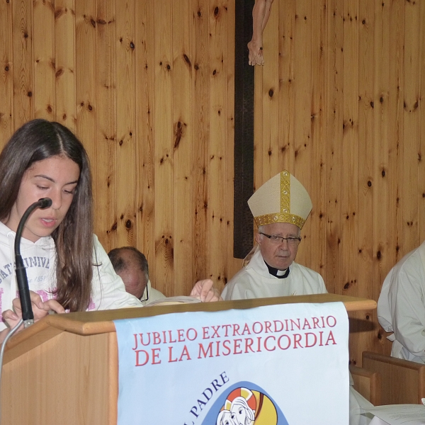 Signo jubilar del arciprestazgo de Sayago en la residencia de Fermoselle