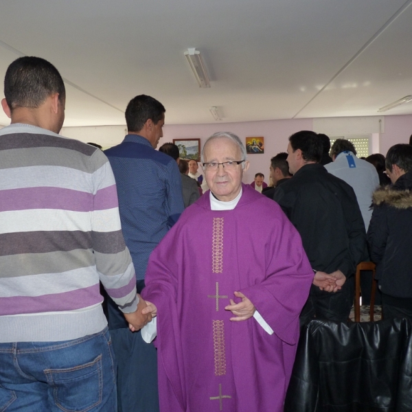 El Obispo preside la eucaristía en Proyecto Hombre