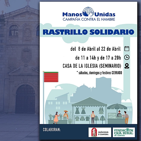 Manos Unidas prepara su rastrillo solidario para Semana Santa