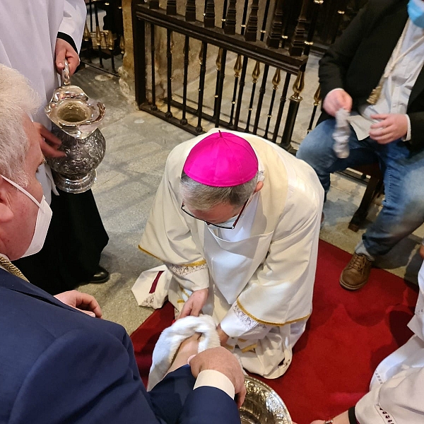 Misa de la cena del Señor en la catedral