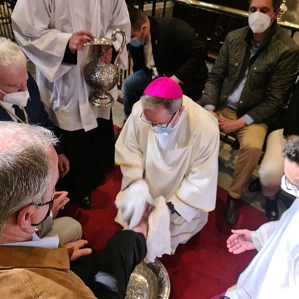 Misa de la cena del Señor en la catedral