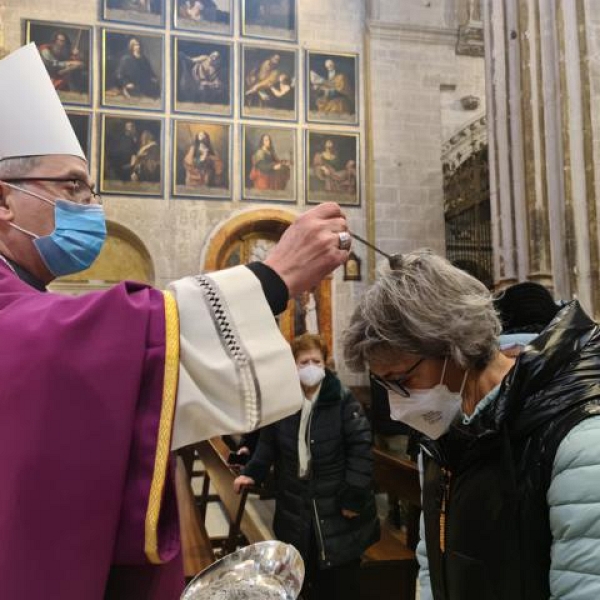 Miércoles de ceniza en la catedral