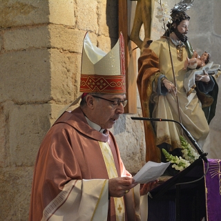 Enrique Alonso y Víctor Jambrina celebran el rito de admisión a las sagradas órdenes