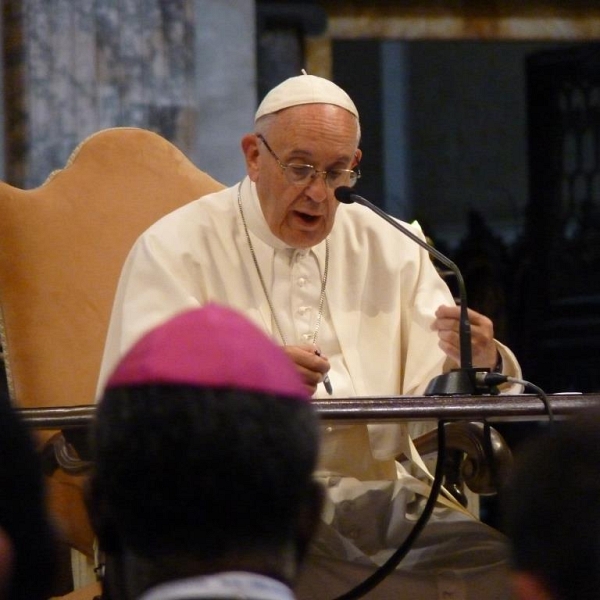 Tercer día: retiro con el papa Francisco