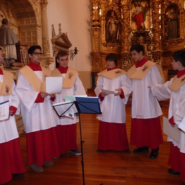 Eucaristía en la iglesia de San Andrés