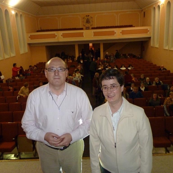 Almudena y Justino en las XIII Jornadas Diocesanas