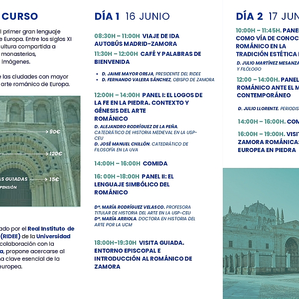 Zamora acogerá en junio el curso “El románico: memoria viva de Europa”