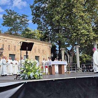 El atrio de la catedral se llena para celebrar el Jubileo de las Cofradías