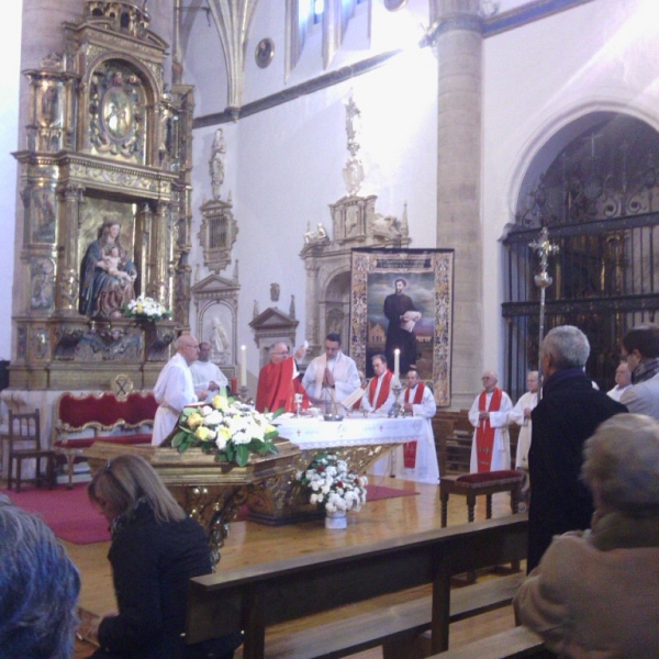 Misa y ofrenda floral a San Alfonso de Zamora