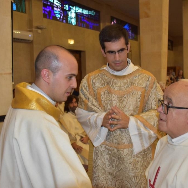 Ordenación de diácono de Juan José Carbajo y Millán Núñez