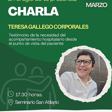 El área de Pastoral de la Salud ofrece una charla sobre el acompañamiento a las personas enfermas