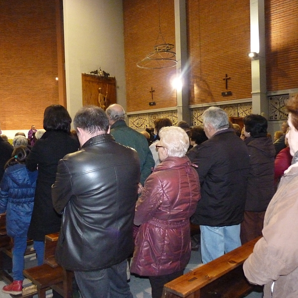 Imposición de la ceniza en Cristo Rey