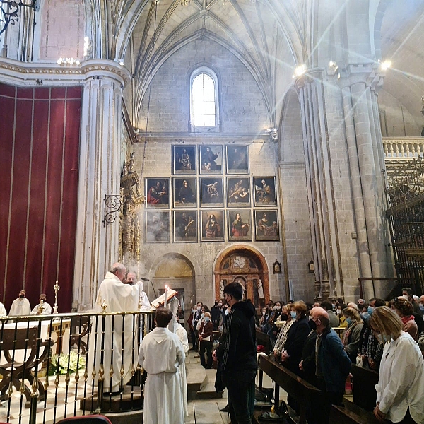 Misa de la cena del Señor en la catedral