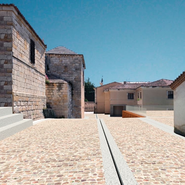 El Ayuntamiento y el Obispado presentan el anteproyecto de la calle trasera de la catedral