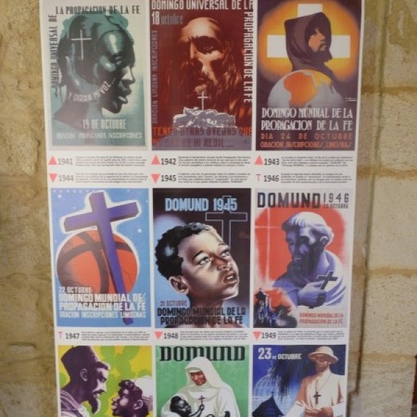 Exposición de carteles del DOMUND