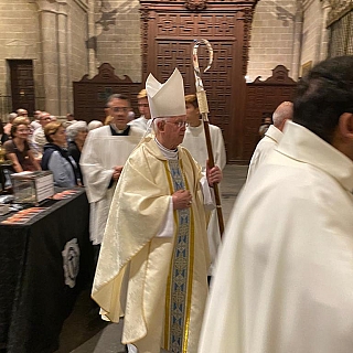 D. Julián Barrio, arzobispo emérito de Santiago, abre el quinario de la Coronación