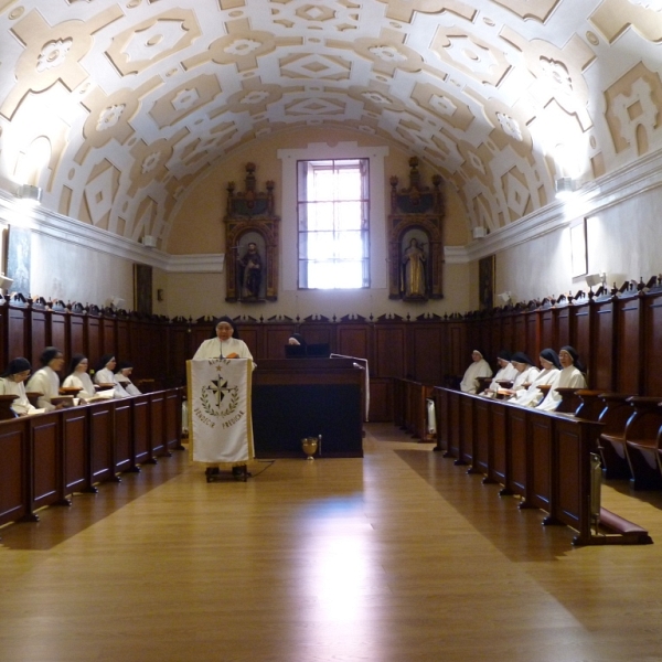 Celebración de Santo Domingo en el convento de las Dominicas Dueñas