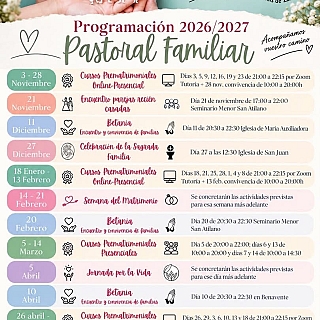 La Pastoral Familiar de Zamora prepara un nuevo curso de encuentros y formación