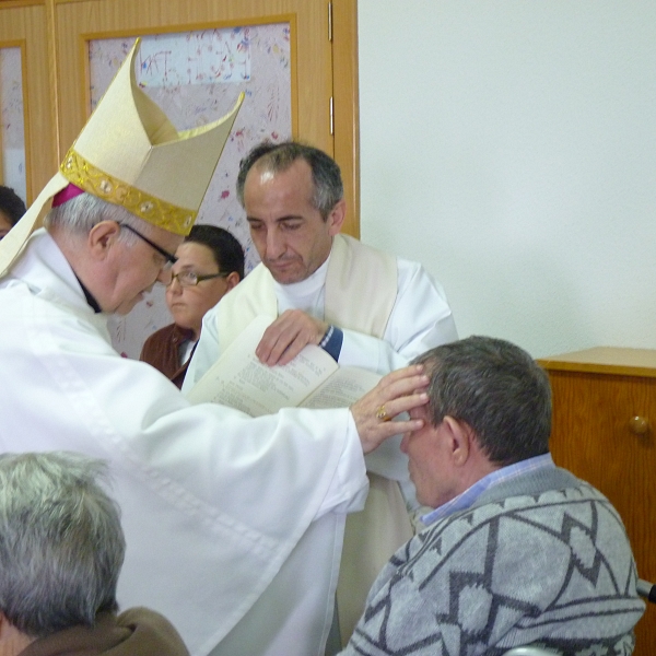 Signo jubilar del arciprestazgo de Sayago en la residencia de Fermoselle