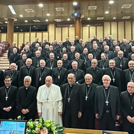 Los obispos españoles se reúnen en Roma con el Santo Padre