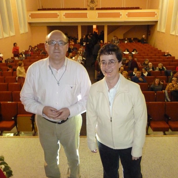 Almudena y Justino en las XIII Jornadas Diocesanas