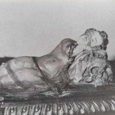 Niño Jesús dormido sobre Calavera de Castroverde de Campos