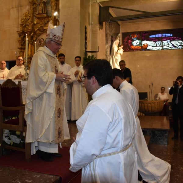 Ordenación de diácono de Juan José Carbajo y Millán Núñez