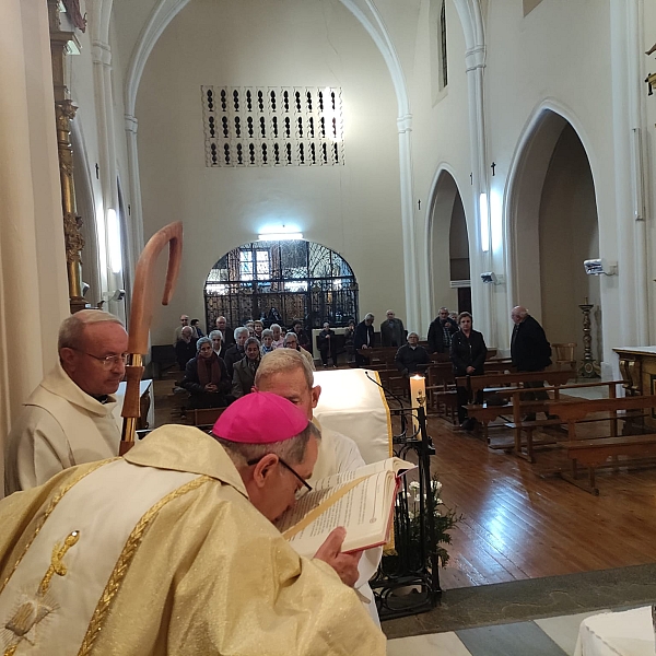 Eucaristía de despedida de las hermanas clarisas del Convento de Santa Marina