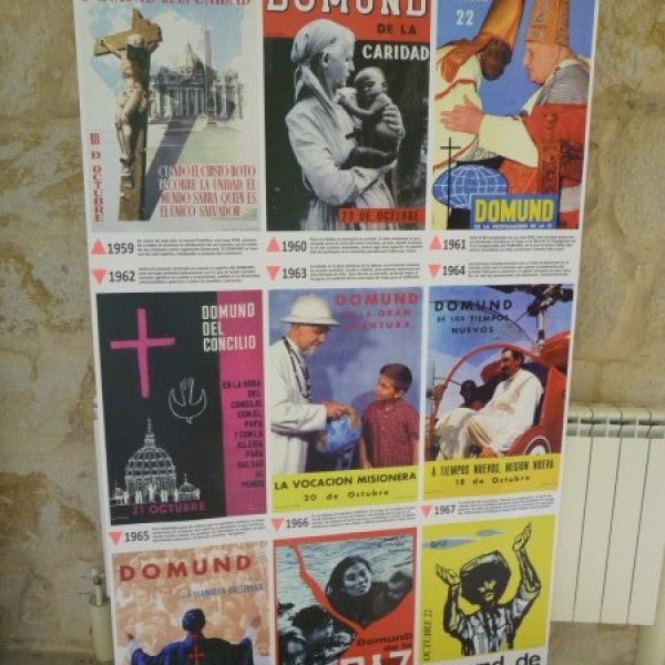 Exposición de carteles del DOMUND