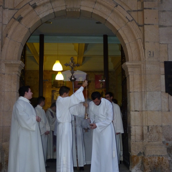 Ordenación de diácono de Agustín Crespo