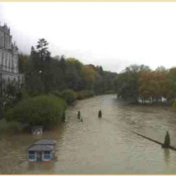 Tremendas inundaciones que ha sufrido Lourdes el pasado fin de semana