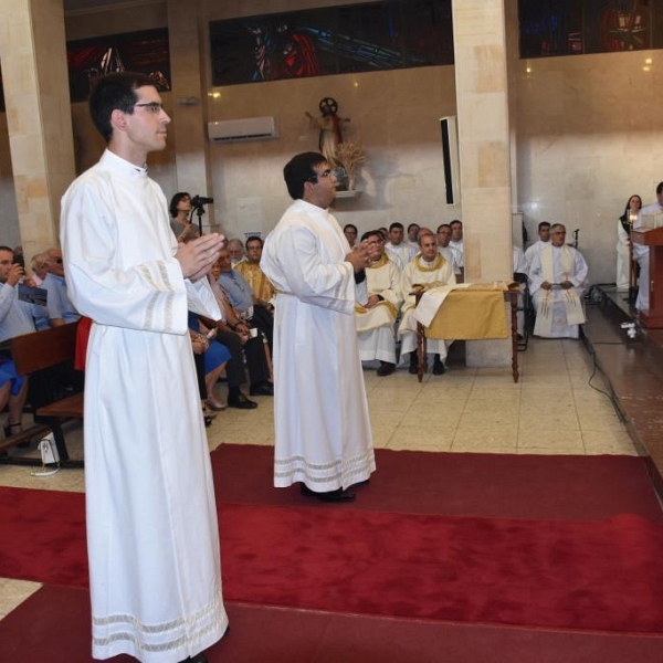 Ordenación de diácono de Juan José Carbajo y Millán Núñez