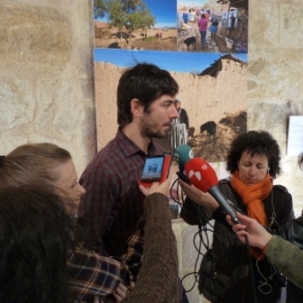 Instante de la rueda de prensa