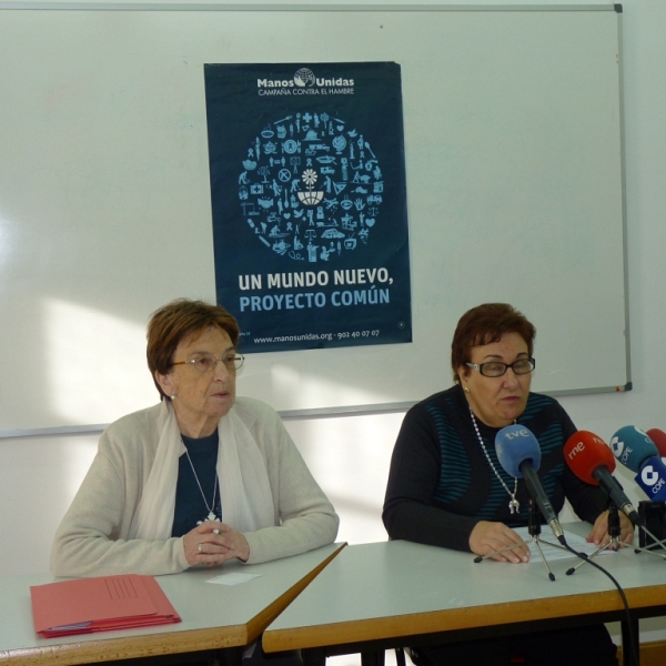 Presentación de la campaña de Manos Unidas en rueda de prensa